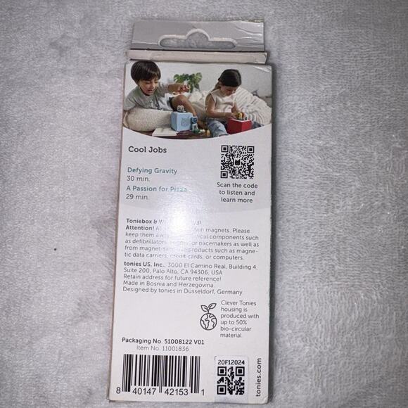 Tonies Set: Cool Jobs Audio Characters Set Rocket Scientist Pizza Maker NEW - Picture 2 of 3